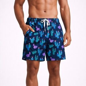 CHUBBIES Men's 5.5" "Spikes Cactus" Swim Trunks MADE IN THE USA - Size Large